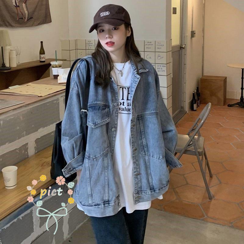 新作 デニムジャケット レディース ジージャン ジャケット アウター 大きいサイズ 通勤 ストリート系 着痩せ 韓国風 ゆったり カジュアル シンプル 