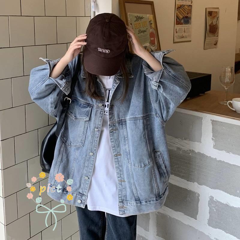新作 デニムジャケット レディース ジージャン ジャケット アウター 大きいサイズ 通勤 ストリート系 着痩せ 韓国風 ゆったり カジュアル シンプル 