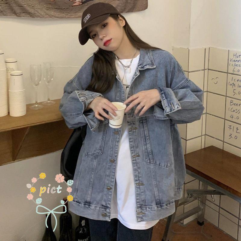 新作 デニムジャケット レディース ジージャン ジャケット アウター 大きいサイズ 通勤 ストリート系 着痩せ 韓国風 ゆったり カジュアル シンプル 