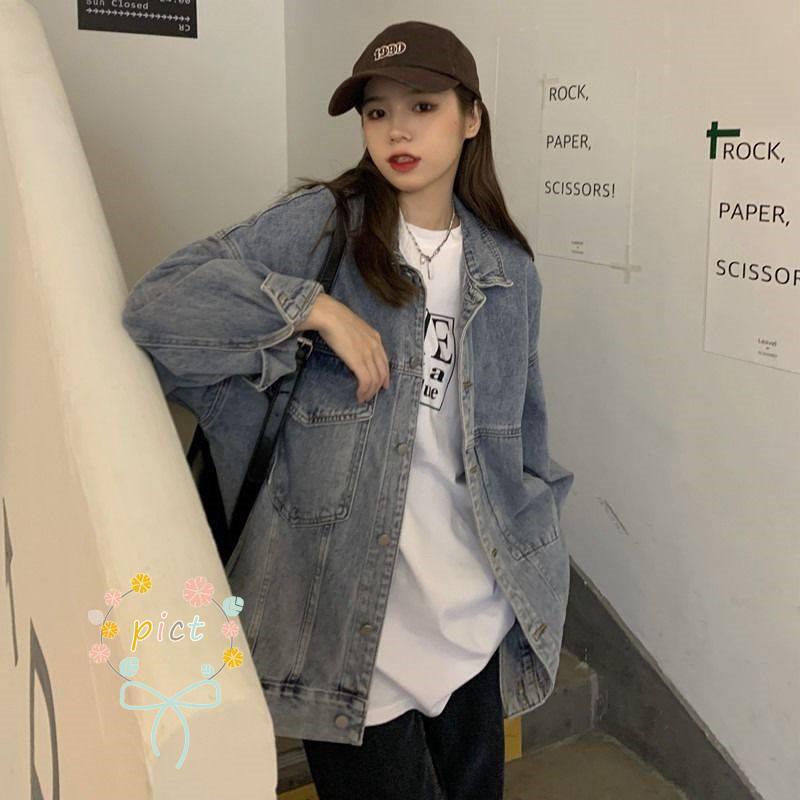 新作 デニムジャケット レディース ジージャン ジャケット アウター 大きいサイズ 通勤 ストリート系 着痩せ 韓国風 ゆったり カジュアル シンプル 