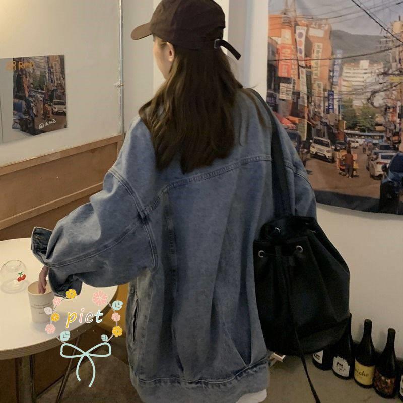 新作 デニムジャケット レディース ジージャン ジャケット アウター 大きいサイズ 通勤 ストリート系 着痩せ 韓国風 ゆったり カジュアル シンプル 