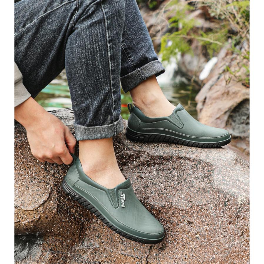 レインメンズ レインブーツ コック父の日 レインブーツ 梅雨対策 防水 ミドル丈 滑り止め 梅雨 レイングッズ雨靴 アウトドア 