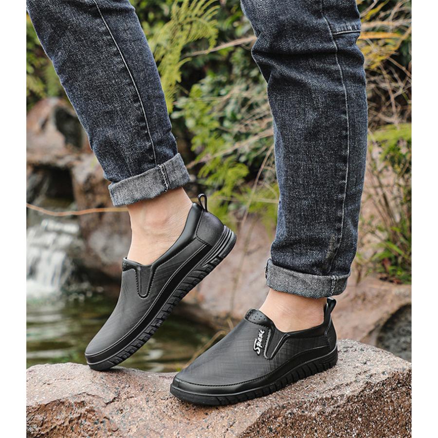 レインメンズ レインブーツ コック父の日 レインブーツ 梅雨対策 防水 ミドル丈 滑り止め 梅雨 レイングッズ雨靴 アウトドア 