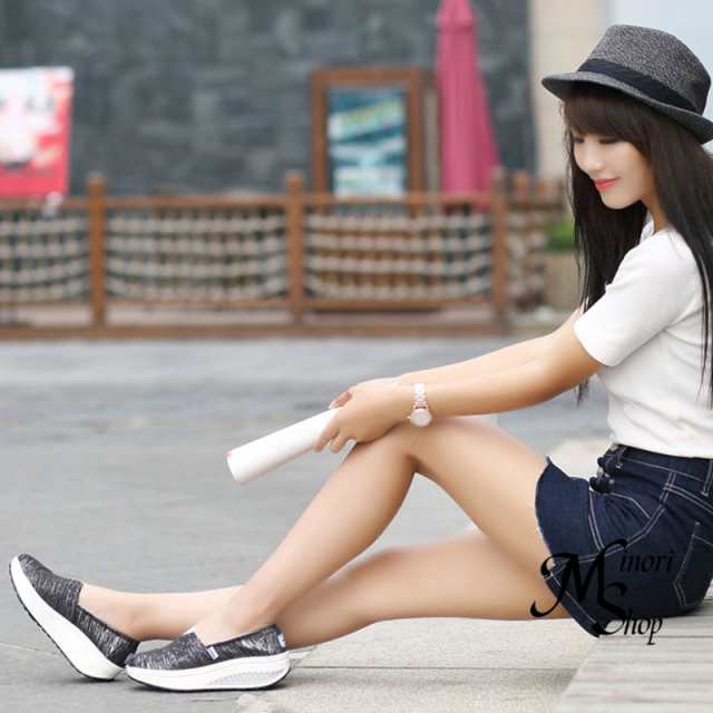 スニーカー レディース スリッポン ナース婦人靴 カジュアル軽量 ウォキング通気性 スニーカー 大きいサイズ 