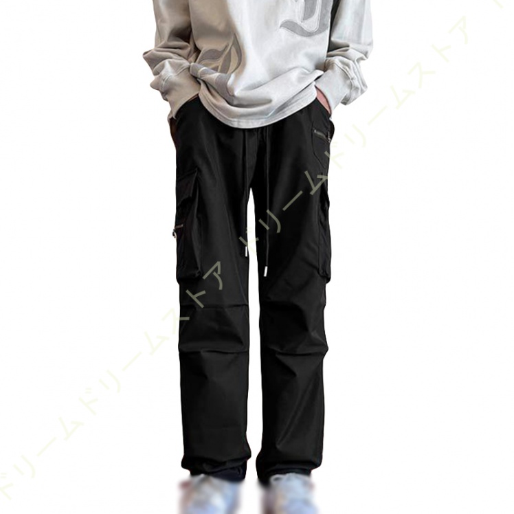 ワイド カーゴパンツ メンズ 大きいサイズ ワイドカーゴ ゆったり 春服 パンツ リラックスパンツ サルエルパンツ ストリート ワイドパンツ カジュアル 韓国 