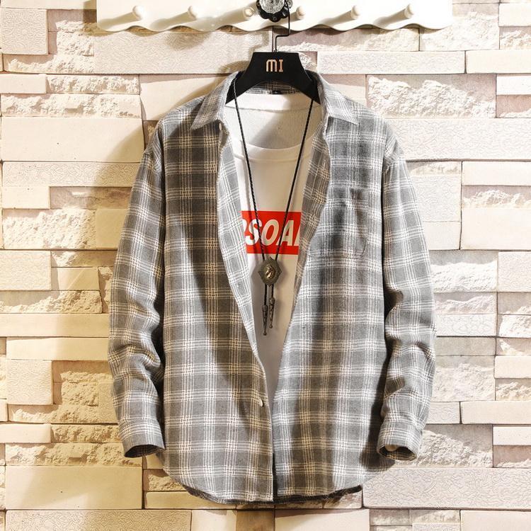 チェックシャツ ネルシャツ トップス カジュアルシャツ 長袖 チェック柄 春 メンズ シャツ きれいめ 秋 