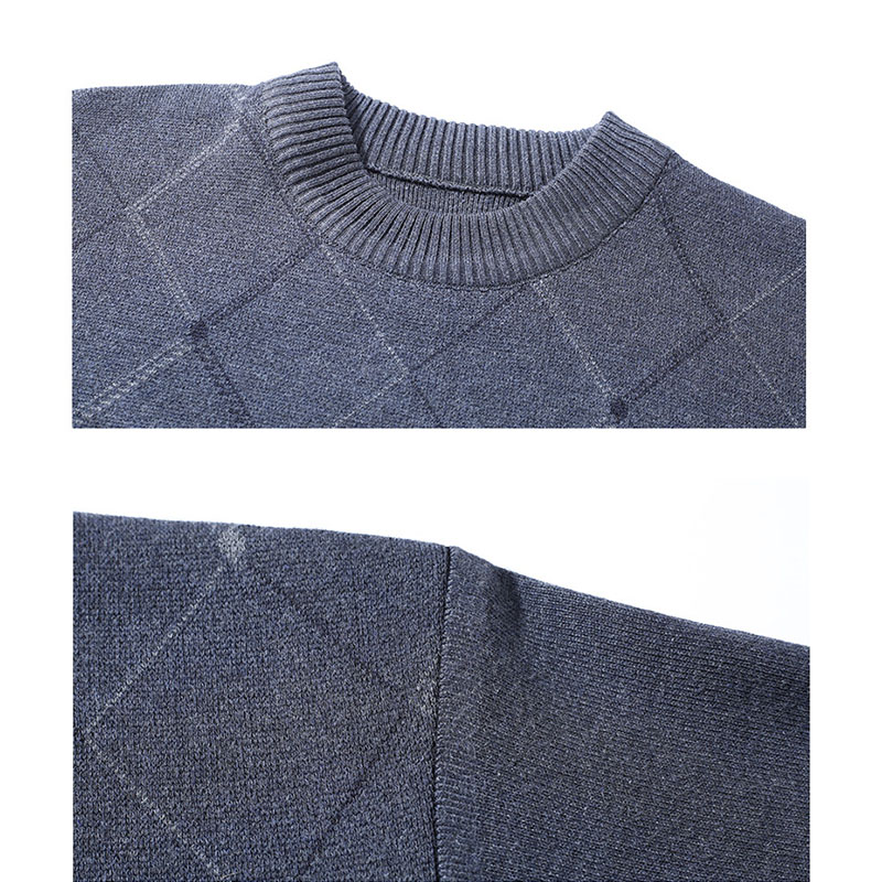 ニット セーター メンズ◆クルーネック秋服 冬服 紳士 メンズ プレゼント ゴルフ 誕生日 シニアファッション 敬老の日 クリスマス ギフト シニア 