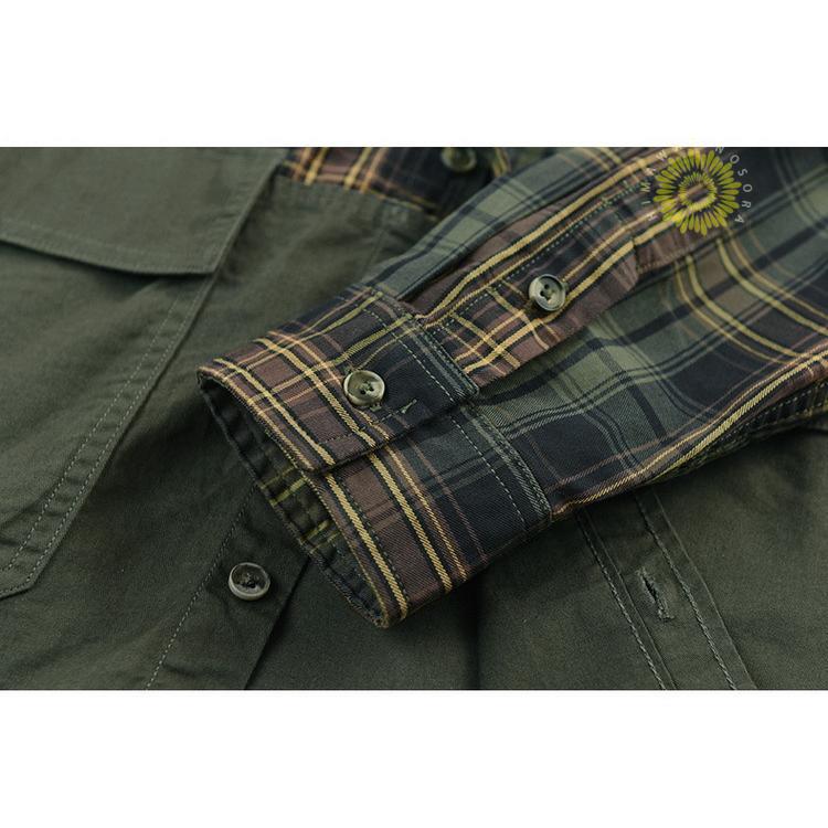 シャツ メンズ チェックシャツ カジュアルシャツ 切り替え 綿 冬 ファッション トップス 長袖 秋 