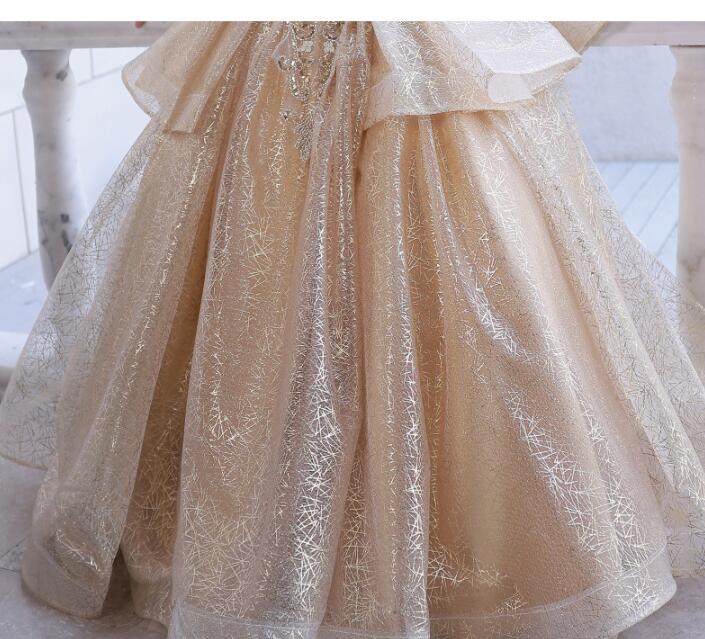 ピアノ発表会 子供ドレス 女の子の誕生日 プリンセスドレス スパン素敵 キレイめ 発表会ドレス ジュニア服 演出服 キッズドレス 女児ドレス 