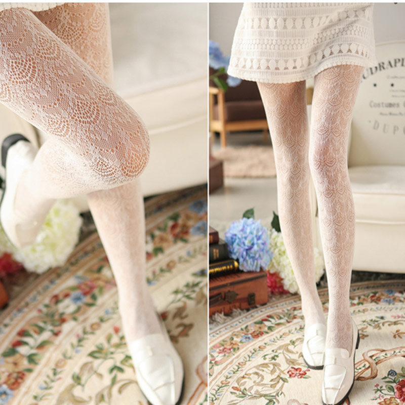 ストッキング レディース パンスト きれいめ フラワーレース 履くだけ美脚 サポートタイプ やわらかい おすすめ 細くみえる ダイエット 送料無料 タイツ 