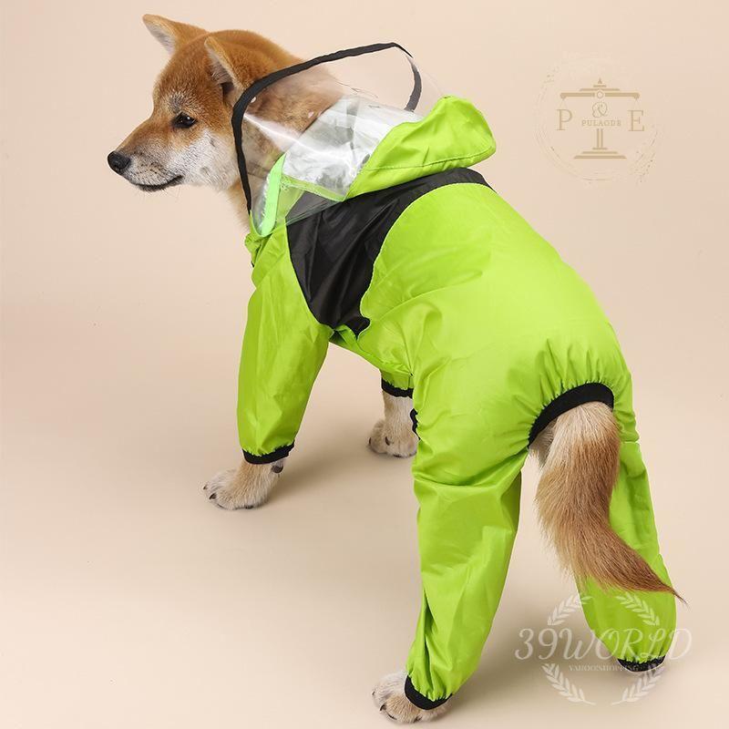 犬用 レインコート 犬 レインコート 透明フード 雨着 大型犬 ドッグウェア 犬レインコート 雨具 お出かけ 3色 中型犬 雨の日散歩 小型犬 