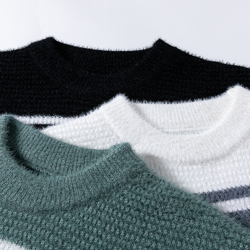 ニット セーター メンズ◆クルーネック秋服 冬服 ニットセーター メンズニット 暖かい 厚手冬 長袖ニット メンズセーター 