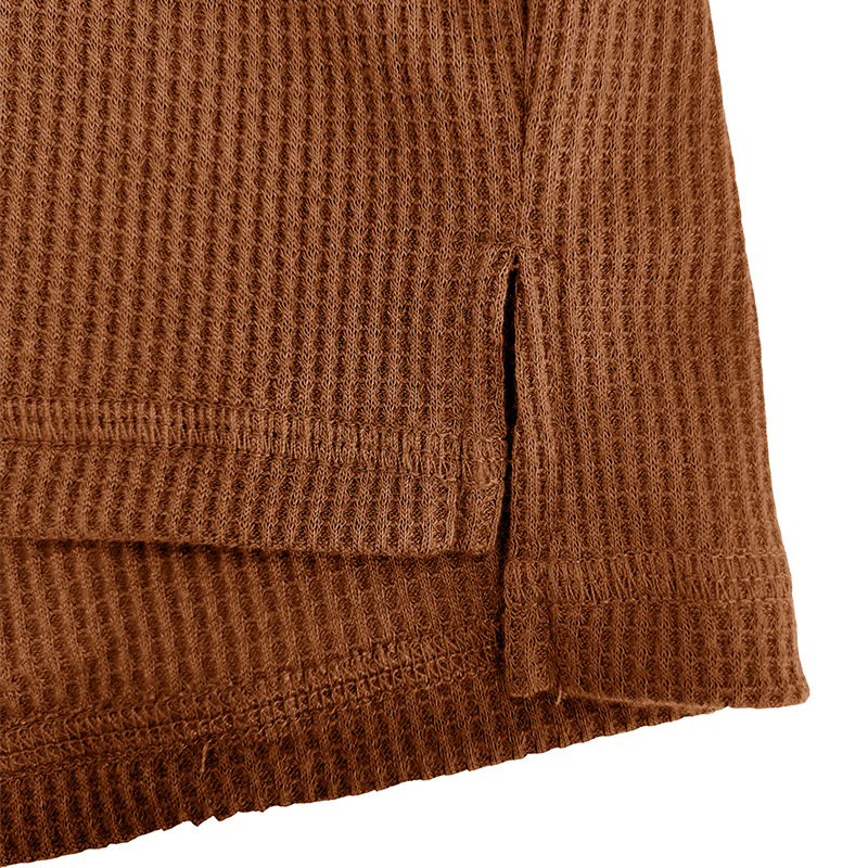 Tシャツ ロンT Tシャツ メンズ ワッフル生地 長袖 ストレッチ ゆったり 秋冬 クルーネック カジュアル アメカジ トップス インナー 柔らかい 