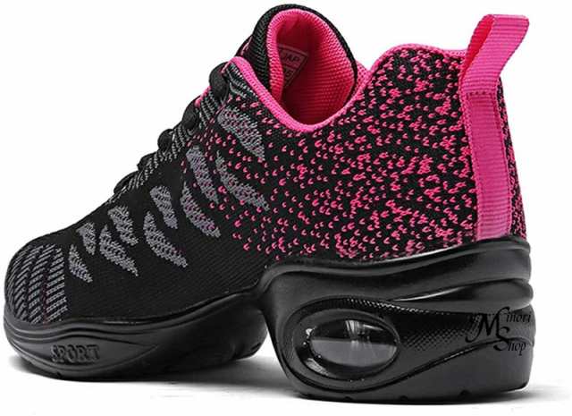 ダンススニーカー レディース ローカット 厚底スニーカー ダンスジャズ練習美脚 軽量 快適な履き心地 女性靴 