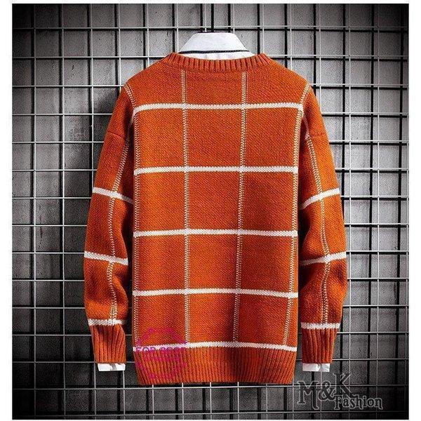 ニットセーター メンズ クールネック 切り替え セーター ボーダー柄 アウター カジュアル 秋服 通勤 新作 秋服 