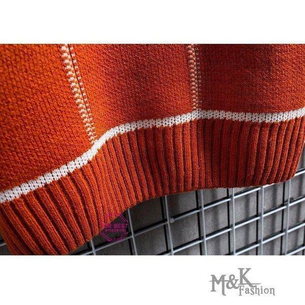 ニットセーター メンズ クールネック 切り替え セーター ボーダー柄 アウター カジュアル 秋服 通勤 新作 秋服 