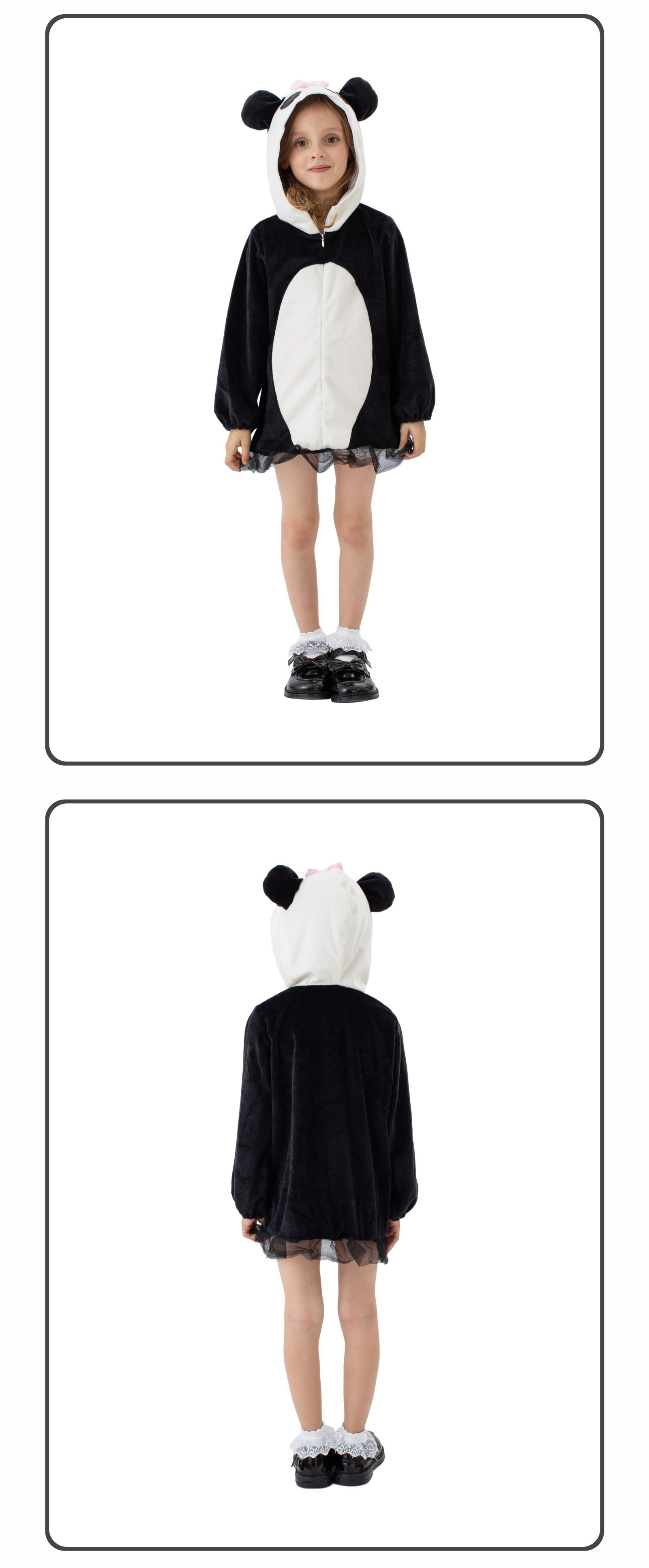 。 子供用 パンダ 動物 ぱんだ アニマル ジュニア 女の子 コスチューム 撮影用 長袖 子供 ハロウィン キッズ 衣装 男の子 仮装 余興 可愛い 子供服 
