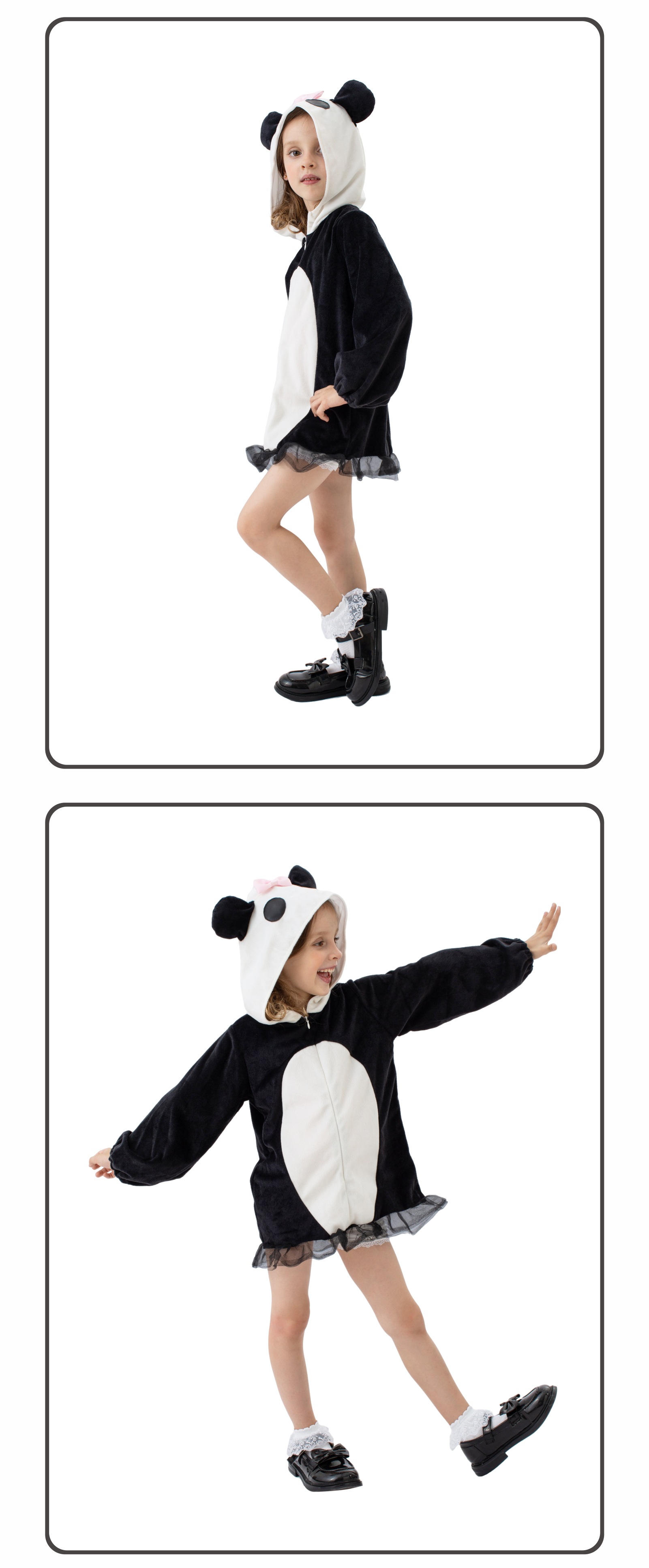 。 子供用 パンダ 動物 ぱんだ アニマル ジュニア 女の子 コスチューム 撮影用 長袖 子供 ハロウィン キッズ 衣装 男の子 仮装 余興 可愛い 子供服 
