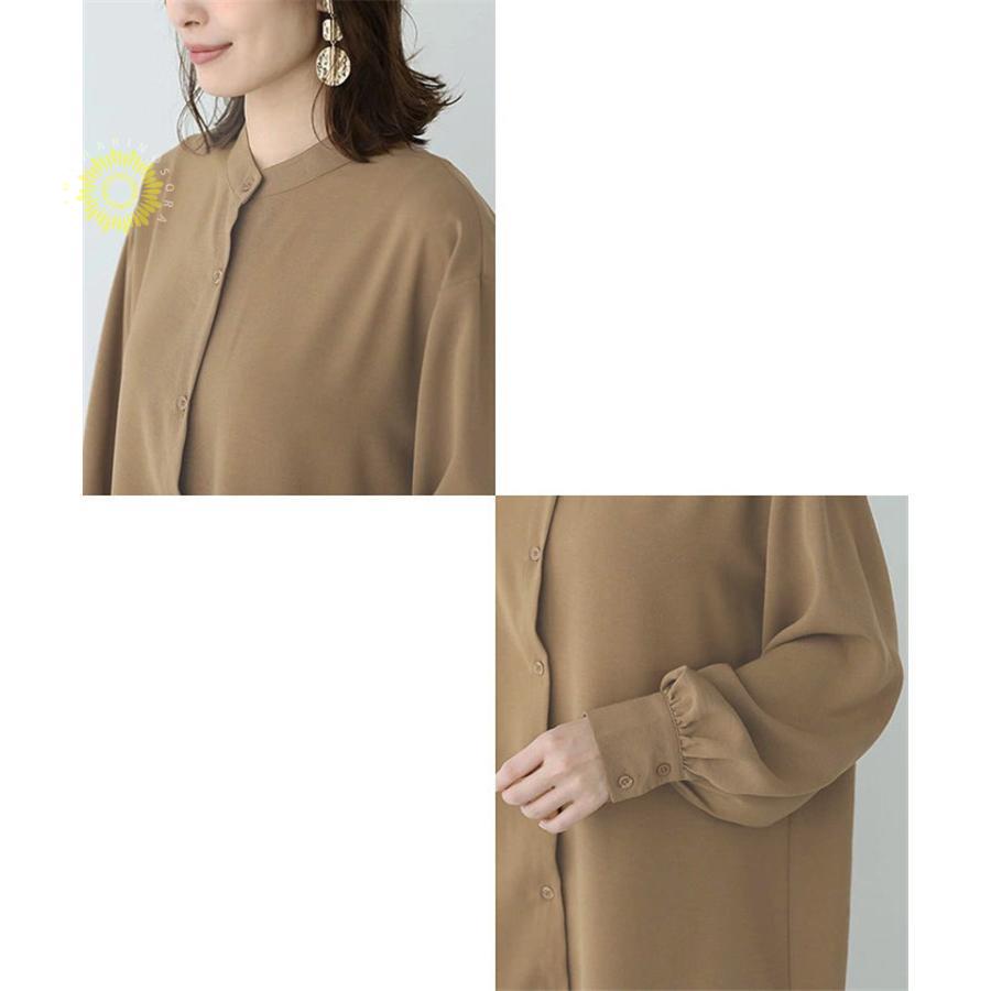 ワンピース レディース 長袖 ロングワンピース シャツワンピース マキシワンピース ゆったり 上品 二次会 春秋 着痩せ きれいめ Aライン 