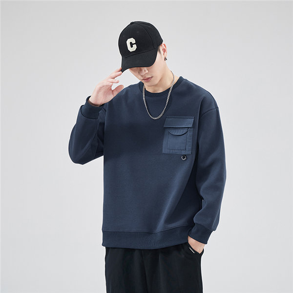 トレーナー メンズ 長袖 プルオーバー スウェットポケット付き 秋服トレーナー 春秋 クルーネック 大きいサイズ 韓国ファッション 秋服 送料無料 