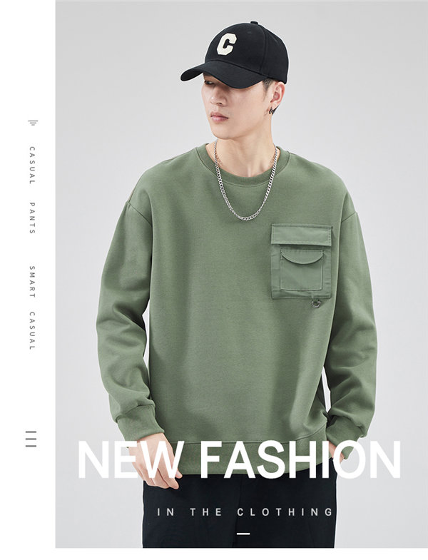 トレーナー メンズ 長袖 プルオーバー スウェットポケット付き 秋服トレーナー 春秋 クルーネック 大きいサイズ 韓国ファッション 秋服 送料無料 