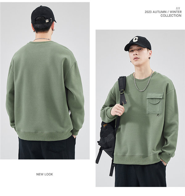 トレーナー メンズ 長袖 プルオーバー スウェットポケット付き 秋服トレーナー 春秋 クルーネック 大きいサイズ 韓国ファッション 秋服 送料無料 