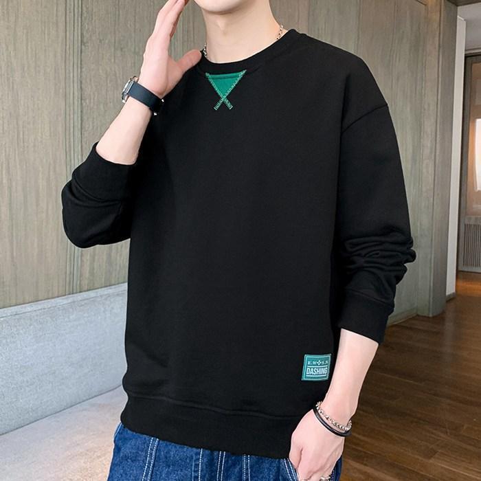 トレーナー メンズ スウェットシャツ 春服 秋服 長袖 カジュアル シンプル クルーネック トップス プルオーバー お洒落 ゆったり 