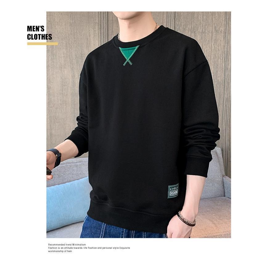 トレーナー メンズ スウェットシャツ 春服 秋服 長袖 カジュアル シンプル クルーネック トップス プルオーバー お洒落 ゆったり 