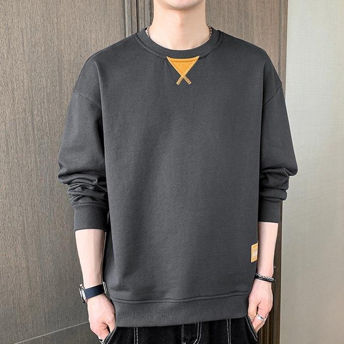 トレーナー メンズ スウェットシャツ 春服 秋服 長袖 カジュアル シンプル クルーネック トップス プルオーバー お洒落 ゆったり 