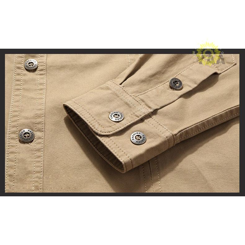 メンズ 長袖 ミリタリーシャツ ワークシャツ ミリタカジュアルシャツ アウトドア 登山ウェア 夏 