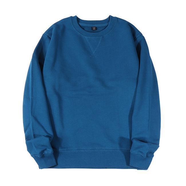 長袖シャツ メンズ インナー 無地 クルーネック ロングスリーブ 快適 柔らかい 着回し 通気性 シンプル ゆったり 春秋 リブ袖口 