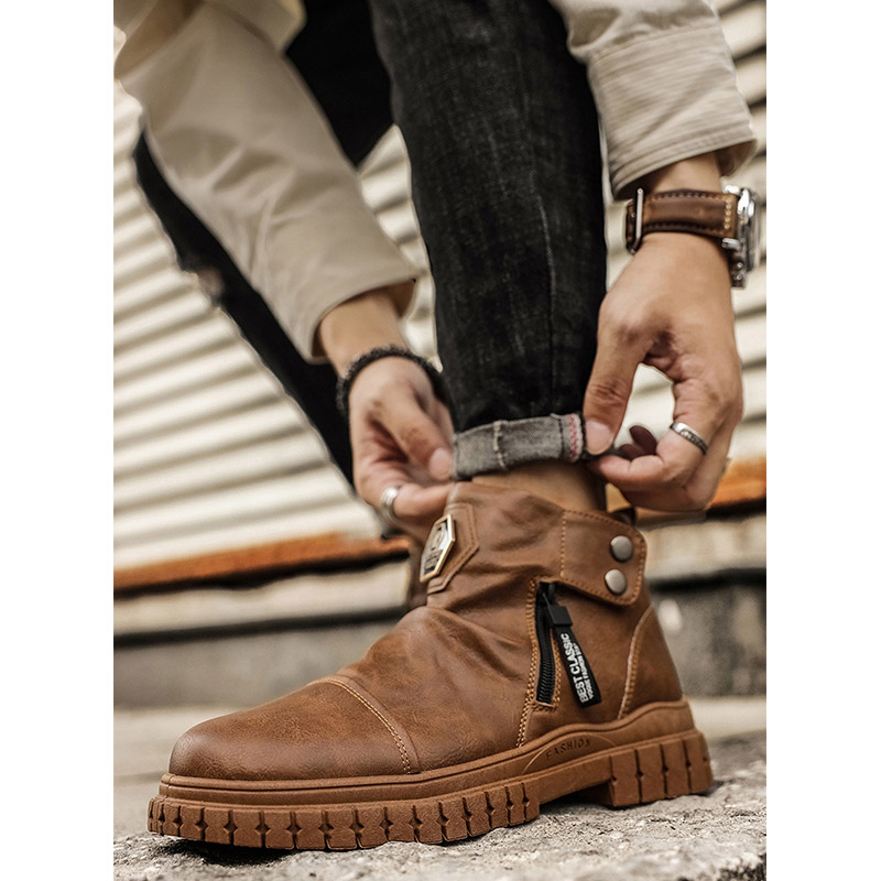 ブーツ メンズ ワークブーツ 防滑 おしゃれ 防水 厚底 エンジニアブーツ カジュアル バイク アウトドア レザー 大きい ミリタリーブーツ マウンテンブーツ 