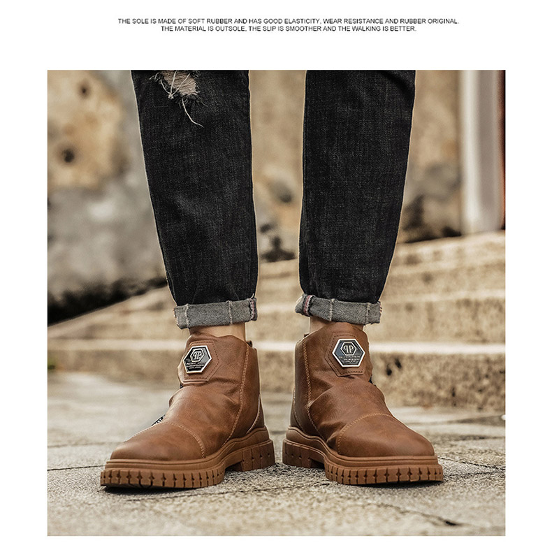 ブーツ メンズ ワークブーツ 防滑 おしゃれ 防水 厚底 エンジニアブーツ カジュアル バイク アウトドア レザー 大きい ミリタリーブーツ マウンテンブーツ 