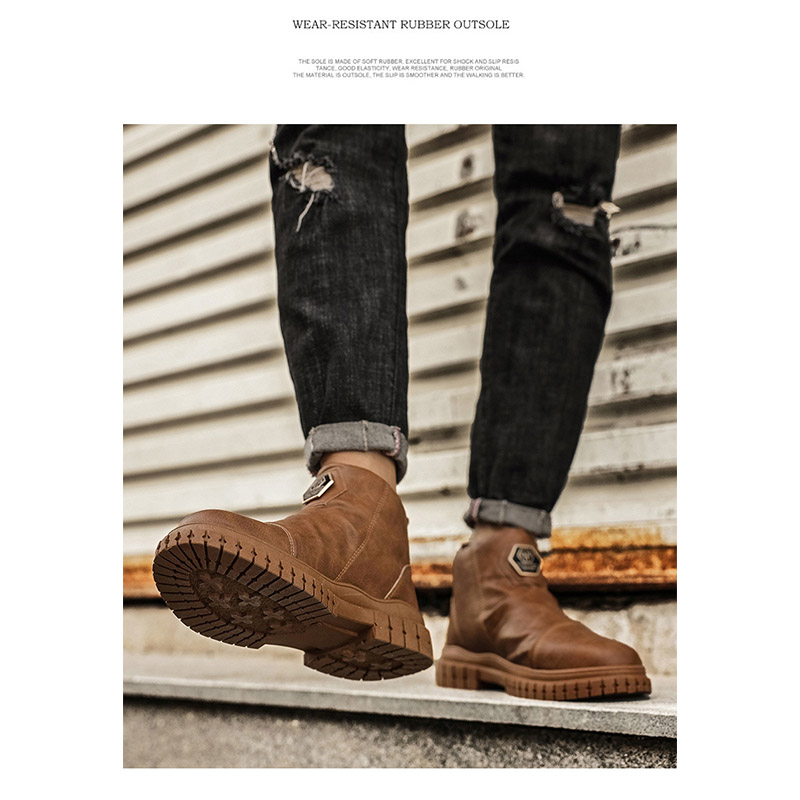 ブーツ メンズ ワークブーツ 防滑 おしゃれ 防水 厚底 エンジニアブーツ カジュアル バイク アウトドア レザー 大きい ミリタリーブーツ マウンテンブーツ 