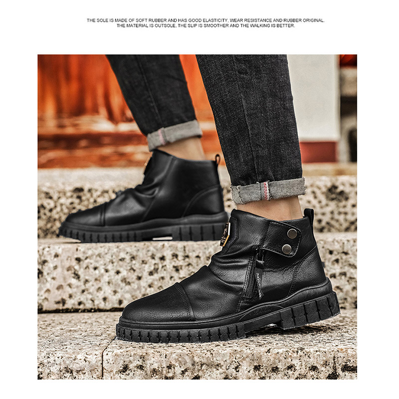 ブーツ メンズ ワークブーツ 防滑 おしゃれ 防水 厚底 エンジニアブーツ カジュアル バイク アウトドア レザー 大きい ミリタリーブーツ マウンテンブーツ 