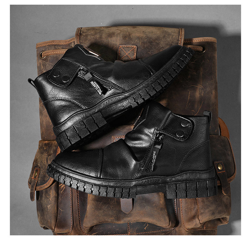 ブーツ メンズ ワークブーツ 防滑 おしゃれ 防水 厚底 エンジニアブーツ カジュアル バイク アウトドア レザー 大きい ミリタリーブーツ マウンテンブーツ 