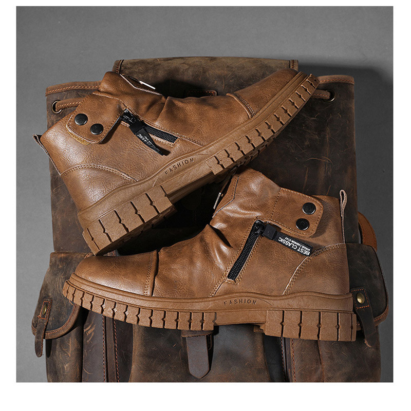 ブーツ メンズ ワークブーツ 防滑 おしゃれ 防水 厚底 エンジニアブーツ カジュアル バイク アウトドア レザー 大きい ミリタリーブーツ マウンテンブーツ 