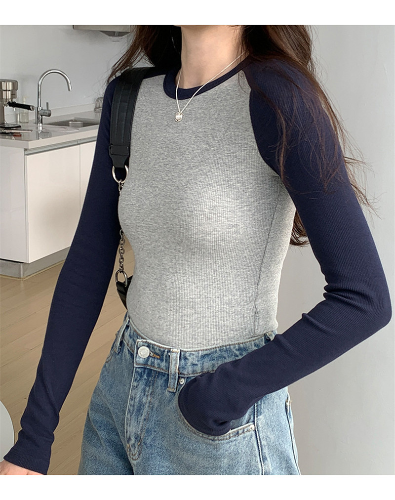 Tシャツ レディース 長袖 カットソー Tシャツ トップス 細身 無地 きれいめ 冬 秋 通勤 日常 普段着 女性用 肌触りの良い オシャレ リブ 