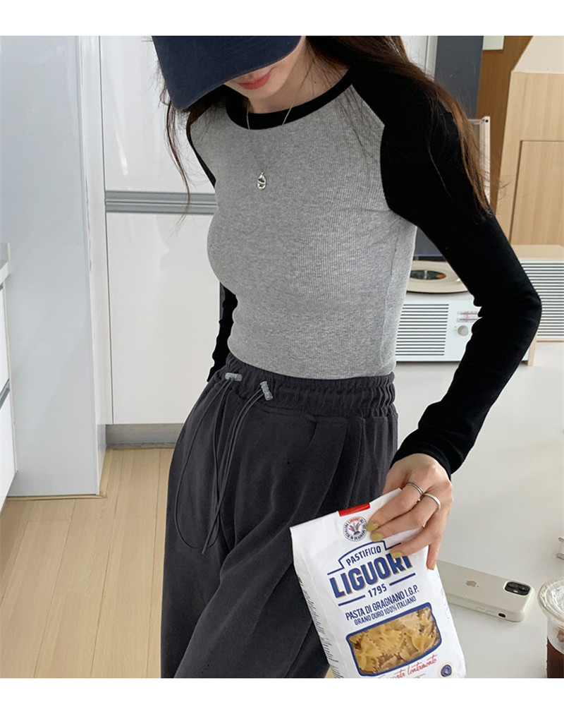Tシャツ レディース 長袖 カットソー Tシャツ トップス 細身 無地 きれいめ 冬 秋 通勤 日常 普段着 女性用 肌触りの良い オシャレ リブ 