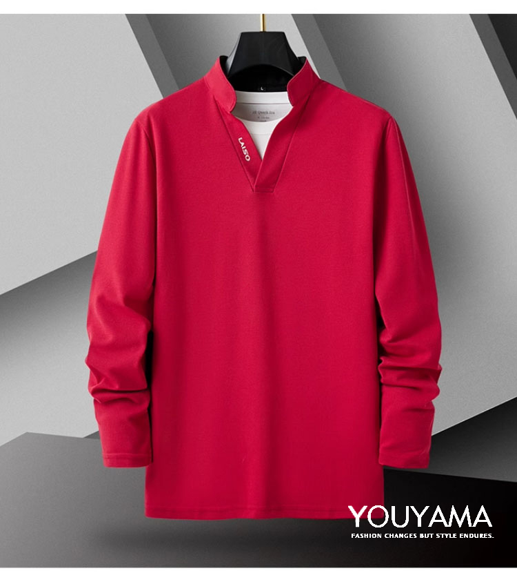 ポロシャツ カジュアルシャツ シャツ 長袖シャツ メンズシャツ 紳士用 スリム 新作 トップス カジュアル メンズ 送料無料 