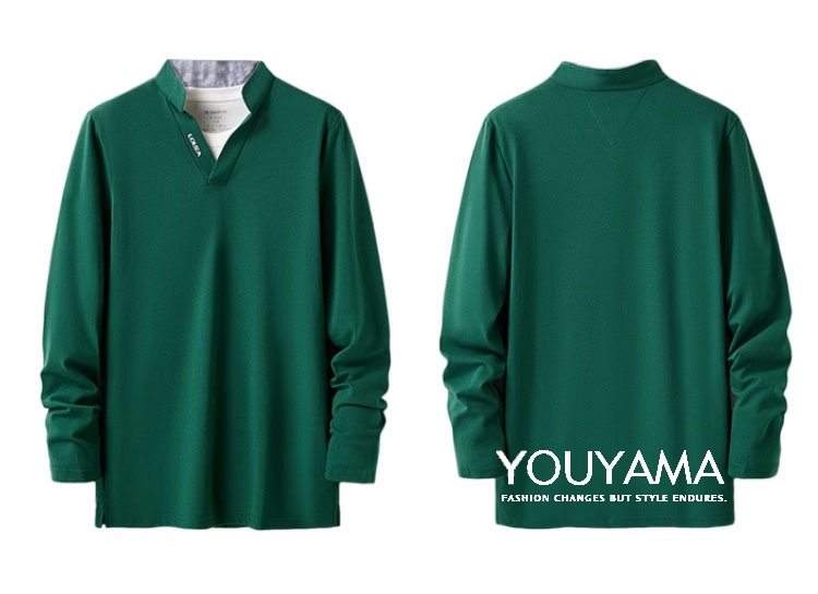 ポロシャツ カジュアルシャツ シャツ 長袖シャツ メンズシャツ 紳士用 スリム 新作 トップス カジュアル メンズ 送料無料 