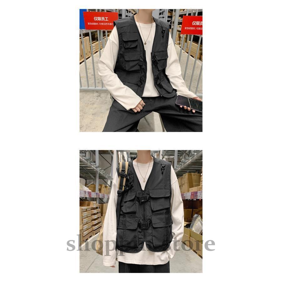 ベスト メンズ レディース トップス フィッシングベスト 多ポケット 釣り 登山 キャンプ 多機能ベスト 男女兼用 山登りカジュアル 