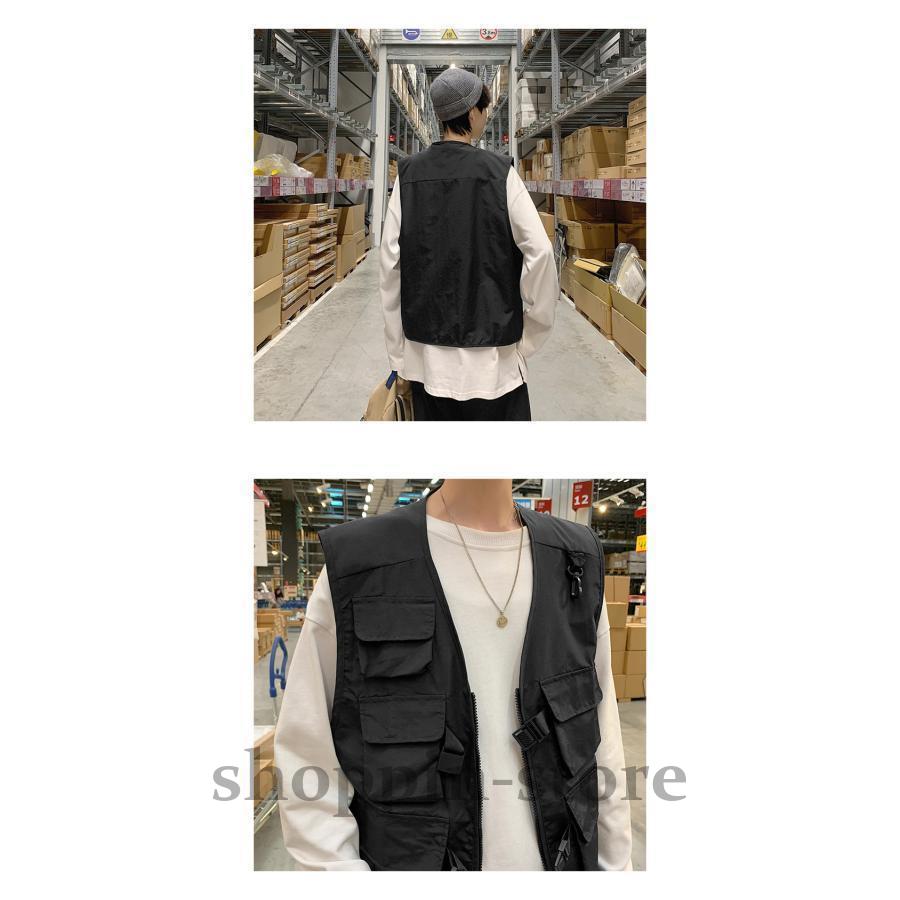 ベスト メンズ レディース トップス フィッシングベスト 多ポケット 釣り 登山 キャンプ 多機能ベスト 男女兼用 山登りカジュアル 