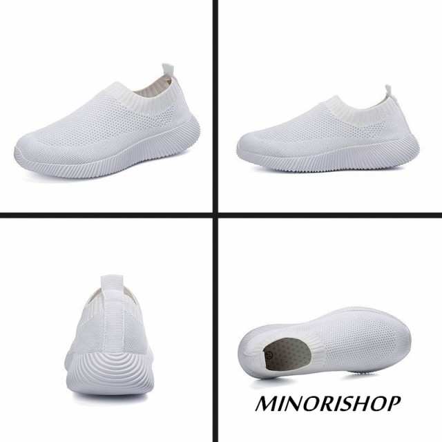 ナーススニーカー レディース 厚底 疲れにくい スリッポン 超軽量 カジュアルウォキング通気 滑り止め 履き 