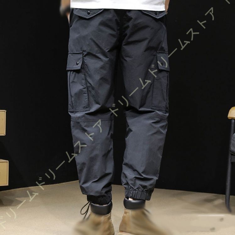 カーゴパンツ メンズ スキニー パンツ ミリタジョガーパンツ ワークパンツ 定番 日常着 ロングパンツ 春夏秋冬 作業ボポケット 綿細身 無地 