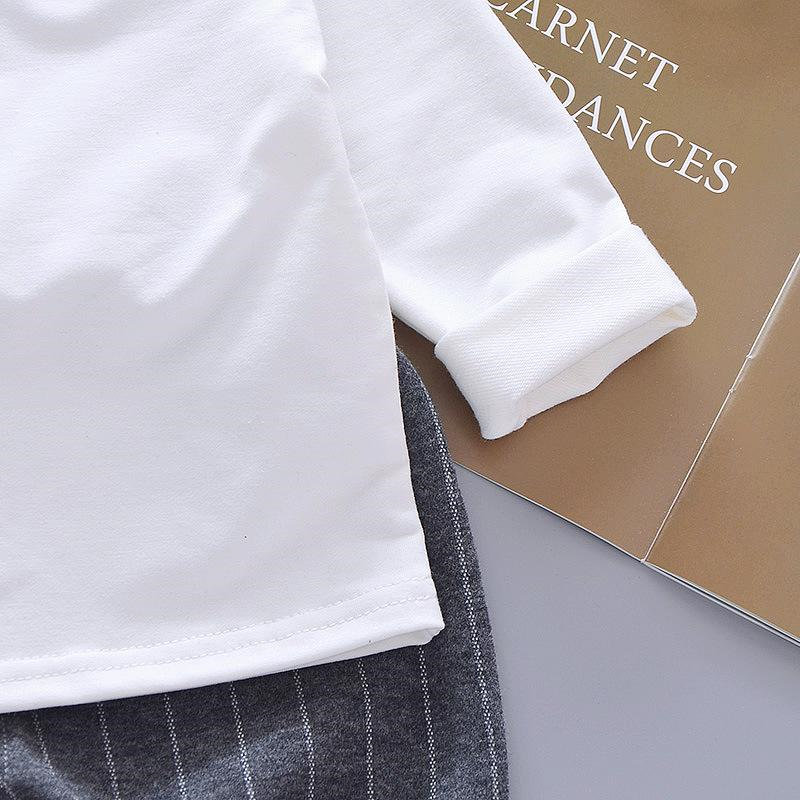 子供スーツ 入学式 3点セット 男の子 フォーマル 長袖 ボーダー柄 スーツ 上下セット 卒業式 入園式 七五三 卒園式 紳士服 結婚式 おしゃれ 