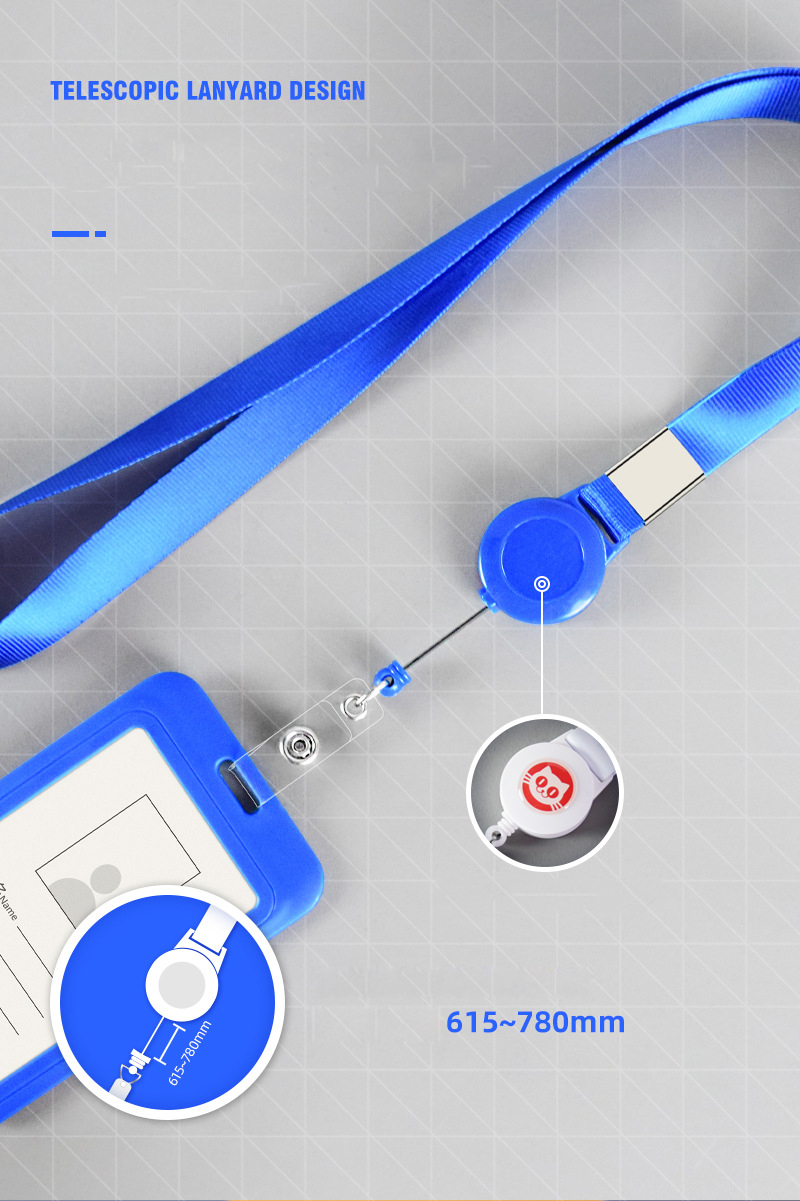 IDケース IDカードホルダー 名札ケース ネームホルダー 横型 縦型 伸びる メンズ ストラップ レディース 社員証 おしゃれ 