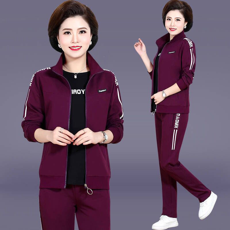 スウェット レディース レディース セットアップ 春夏秋 スポーツウェア 母の日 誕生日 部屋着 ジャージセットアップ 長袖 外出 3点セット 運動服 上下セット 