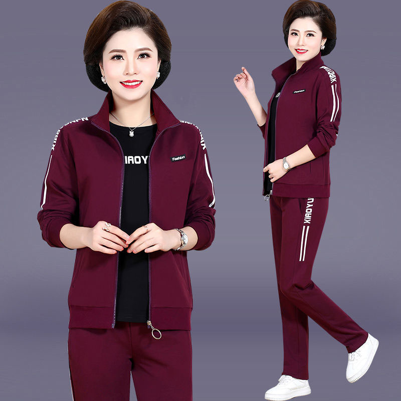 スウェット レディース レディース セットアップ 春夏秋 スポーツウェア 母の日 誕生日 部屋着 ジャージセットアップ 長袖 外出 3点セット 運動服 上下セット 