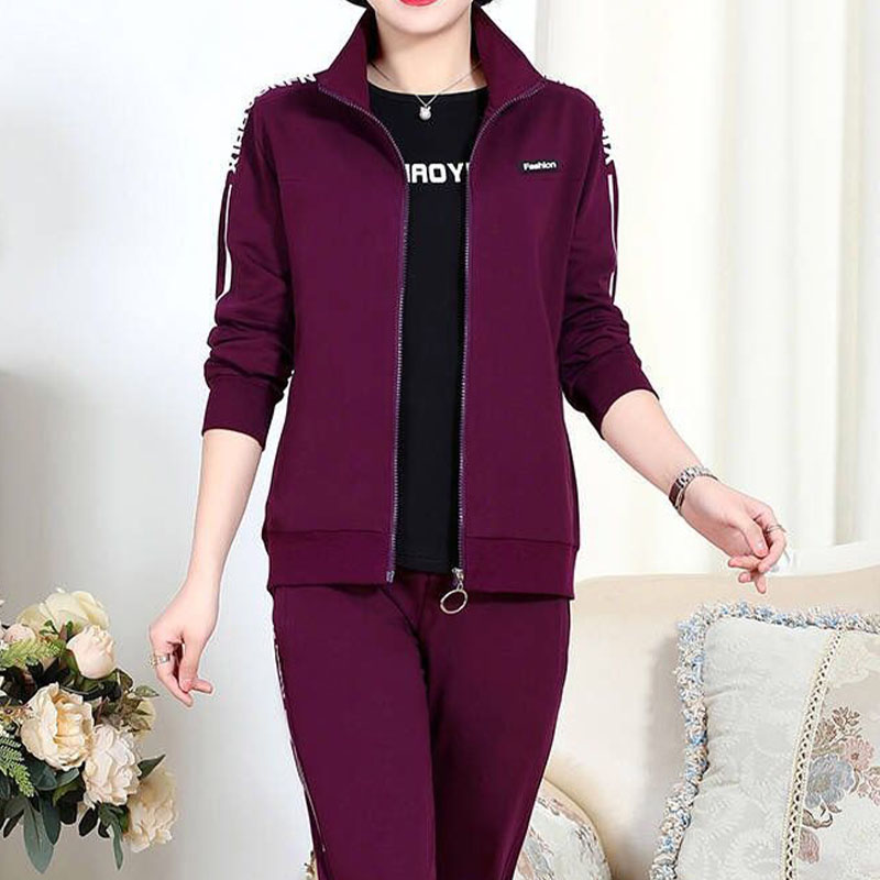 スウェット レディース レディース セットアップ 春夏秋 スポーツウェア 母の日 誕生日 部屋着 ジャージセットアップ 長袖 外出 3点セット 運動服 上下セット 